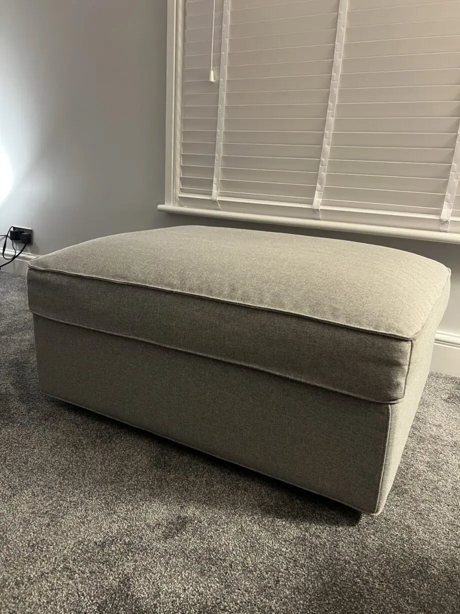 IKEA KIVIK Two-Seater Sofa + Footstool with storage