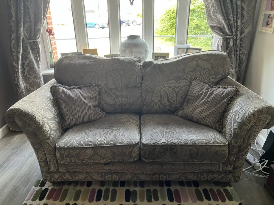 Sofology matching grey 2 seater sofas