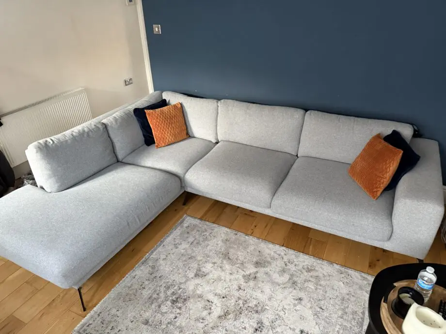 DFS Lexia Right Hand Facing Arm Open End Corner Grey