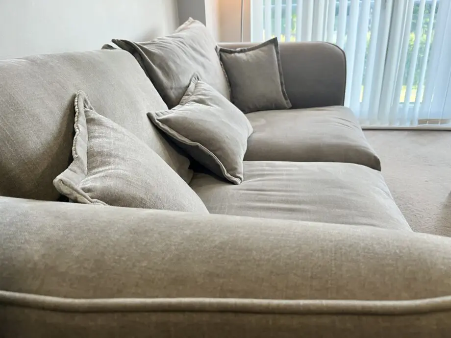 Sofology Grey Como 3-Seater Full Back Sofa