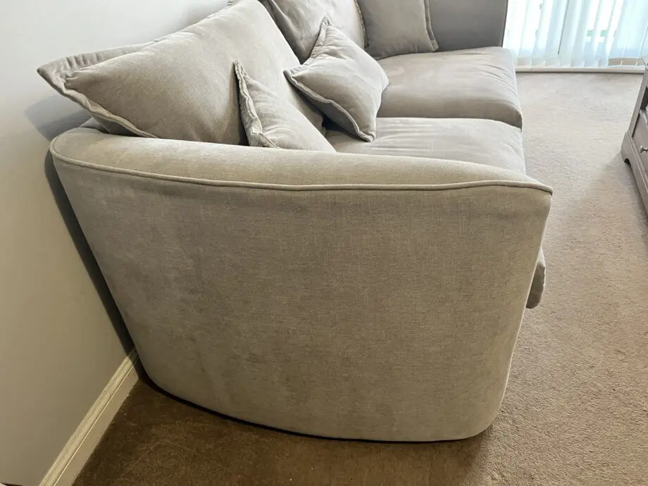 Sofology Grey Como 3-Seater Full Back Sofa