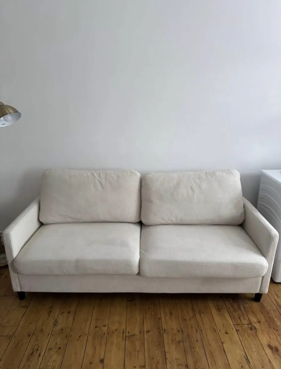 Cream 3 Seater Sofa