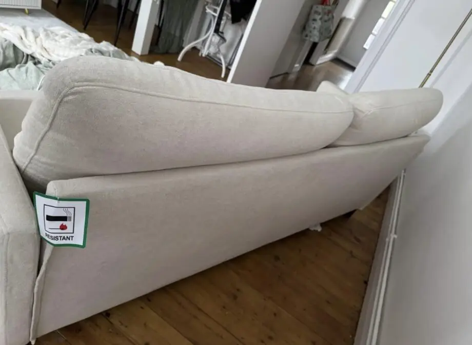 Cream 3 Seater Sofa