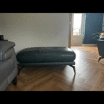 DFS 3 seater leather sofa