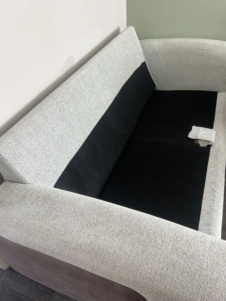 SCS Silver large 3 seater sofa.
