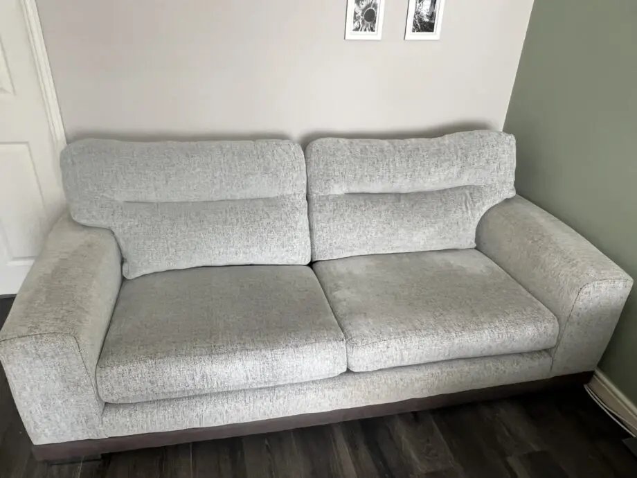 SCS Silver large 3 seater sofa.
