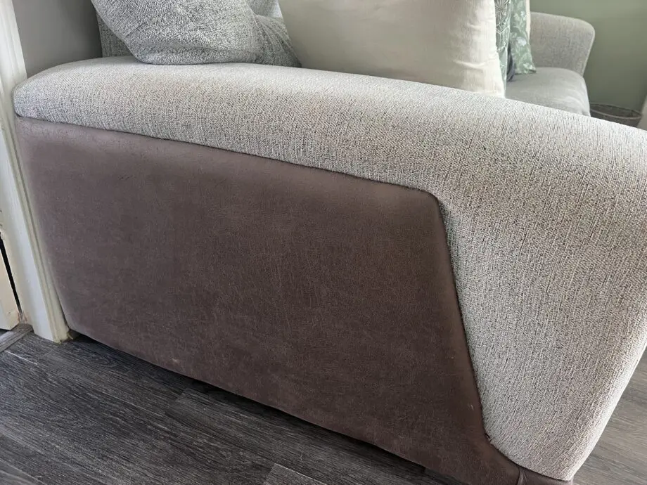 SCS Silver large 3 seater sofa.