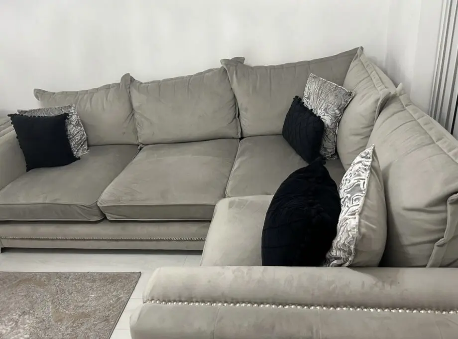SCS LLB regency corner sofa and Snuggler chair