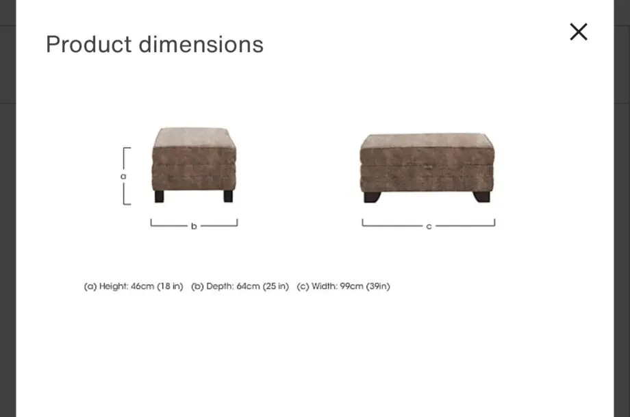 Furniture Village Grey Amora Sofa Set