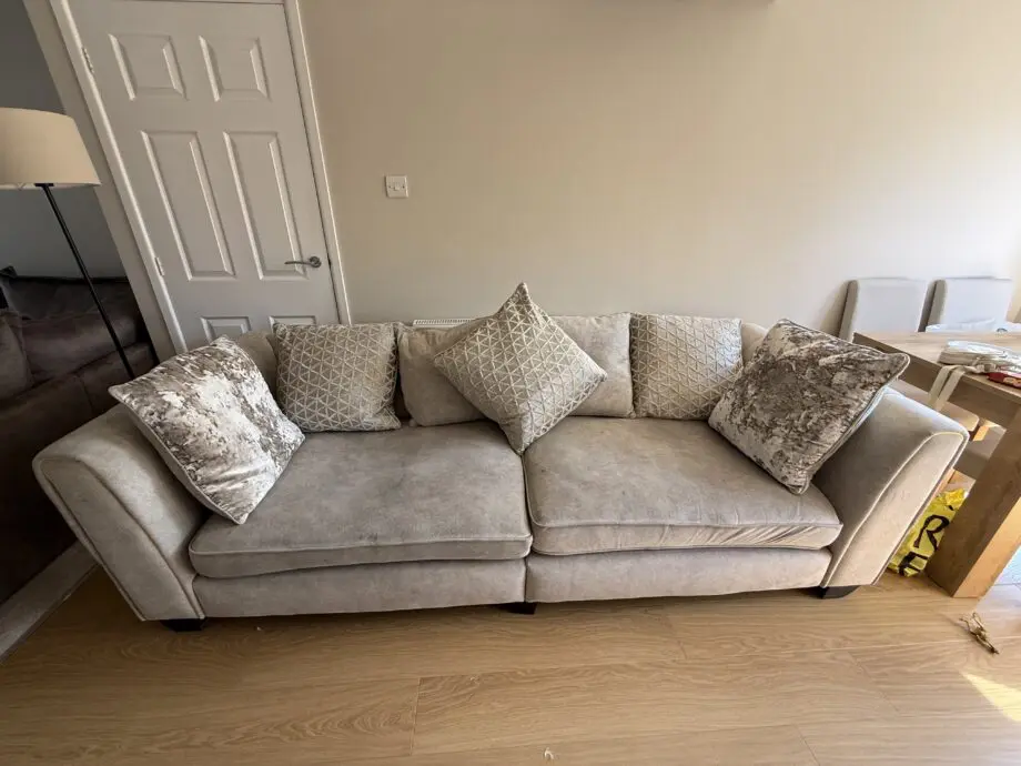 Furniture Village Ariana Scatter Back 4 Seater in Ivory Colour
