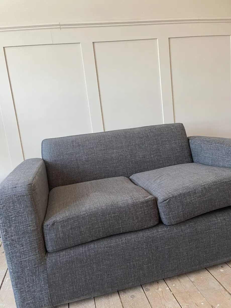 Grey charcoal two seater sofa brand new