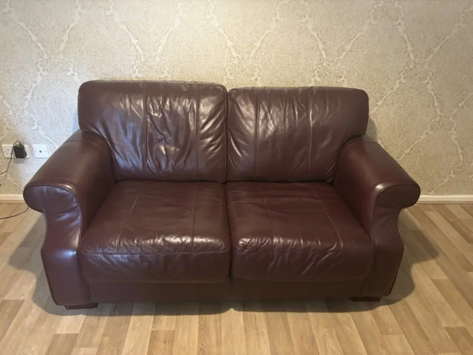 Brown 2 Seater Sofa