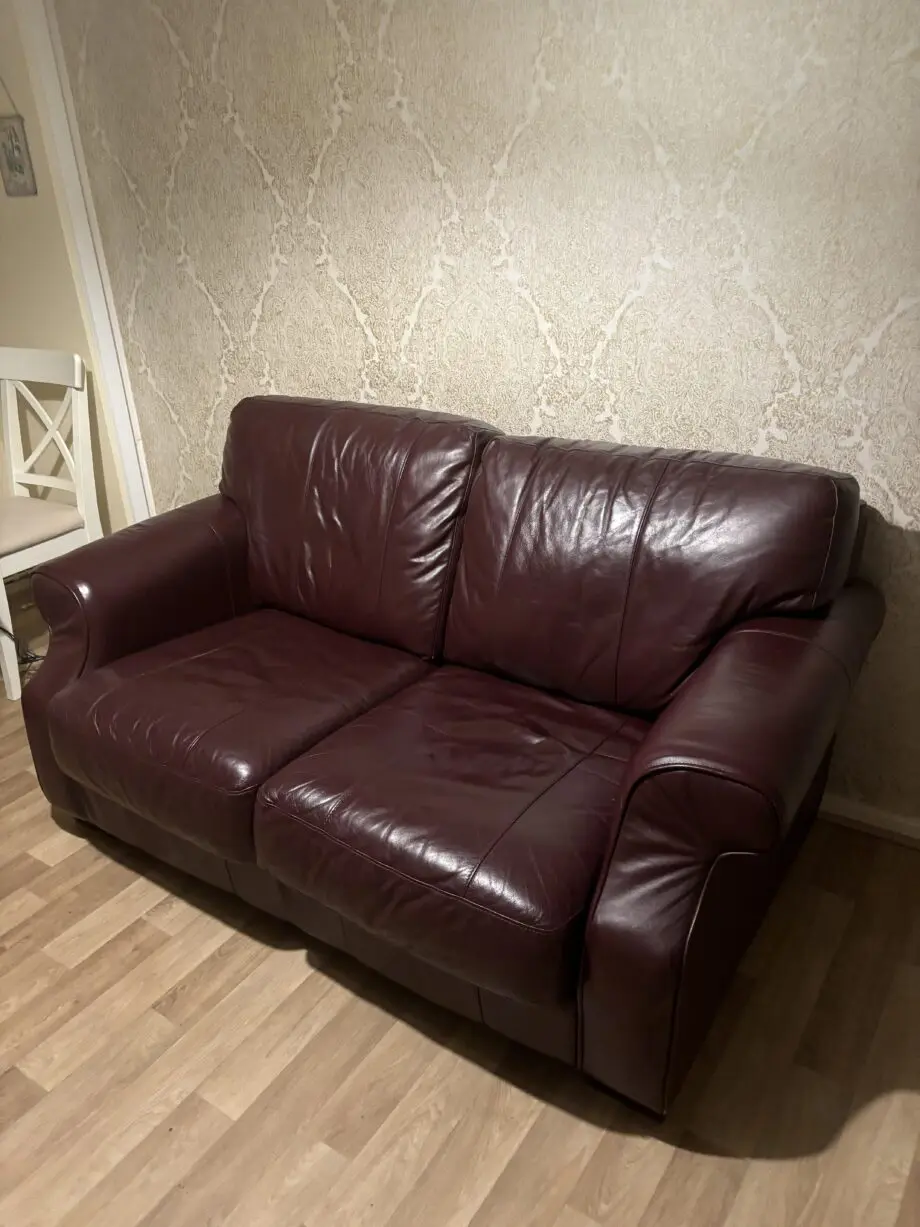 Brown 2 Seater Sofa