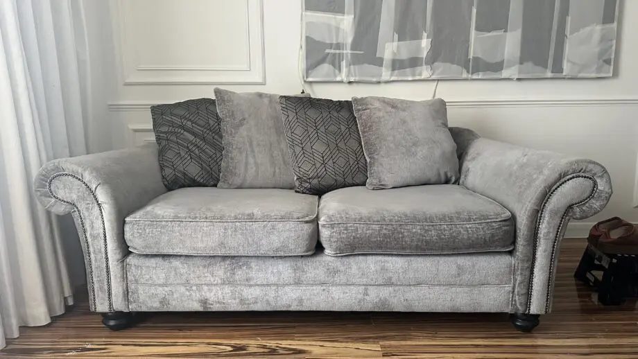 Chesterfield Sofa - 3-Seater Sofa - grey