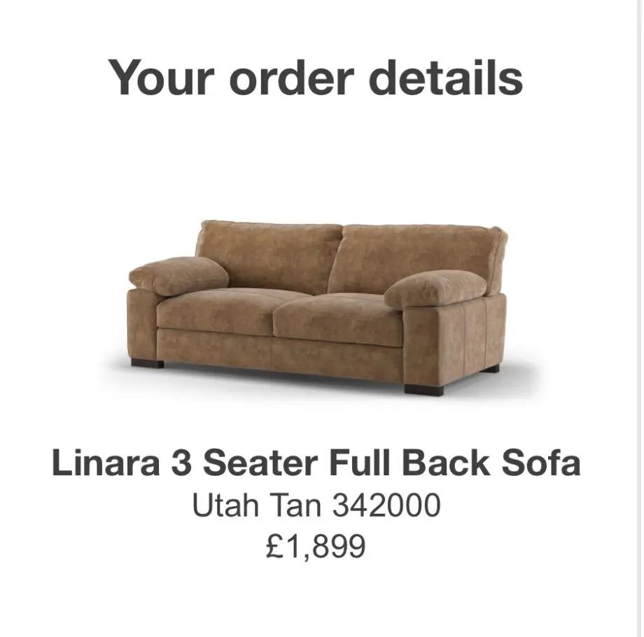 Sofology Linara 3 Seater & Love Seat Set