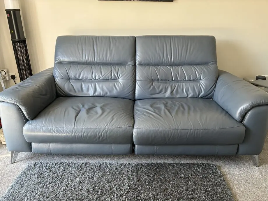 Contempo 3 seater leather power recliner