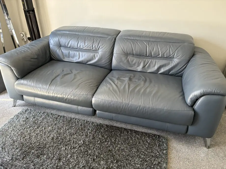 Contempo 3 seater leather power recliner