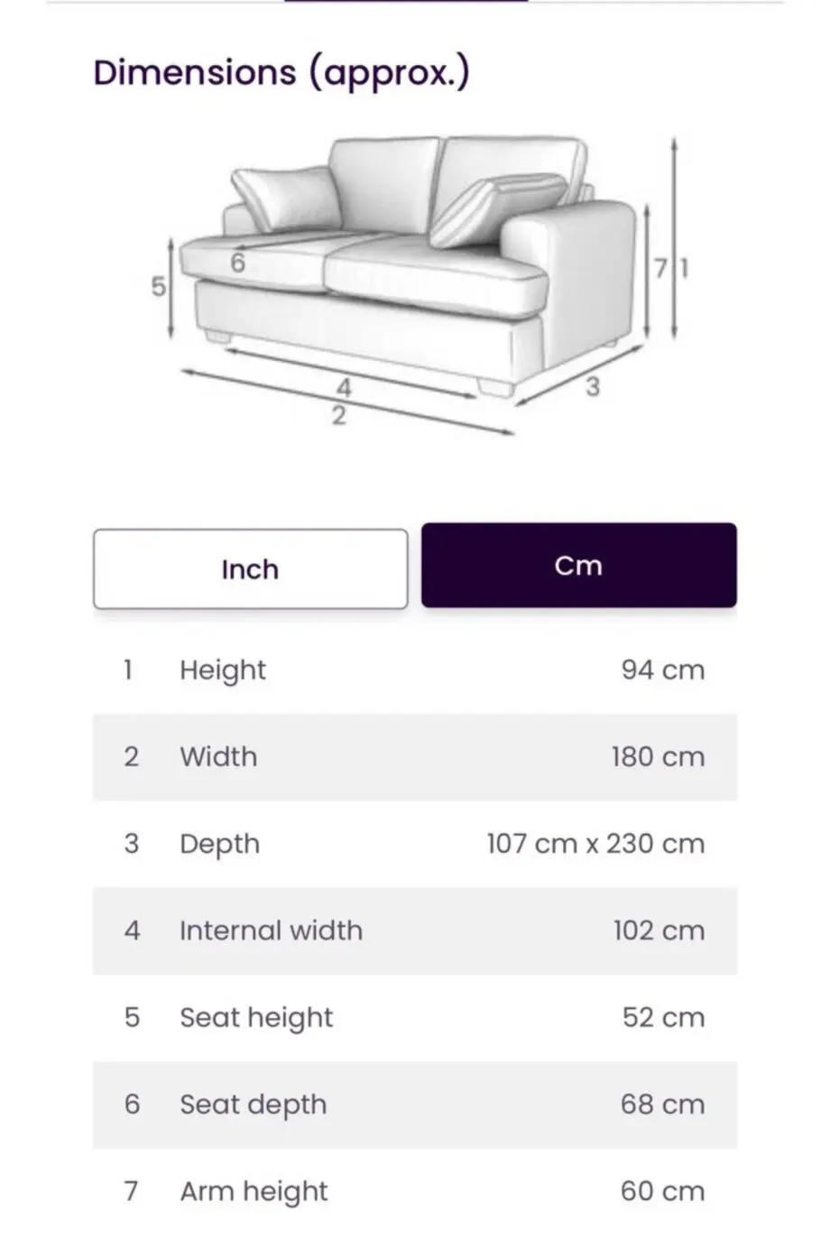2 Seat Sofa Bed - DFS - Kinsey