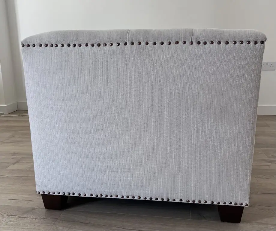 My Furniture - Bankes 3 seat sofa i n cream calico (linen effect)