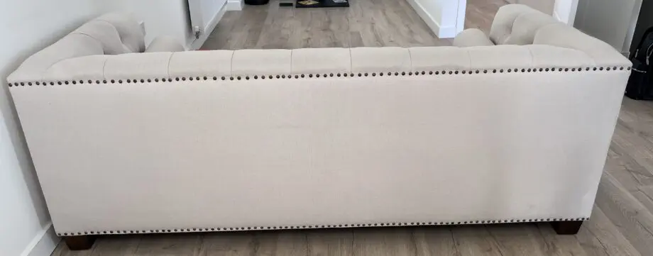 My Furniture - Bankes 3 seat sofa i n cream calico (linen effect)