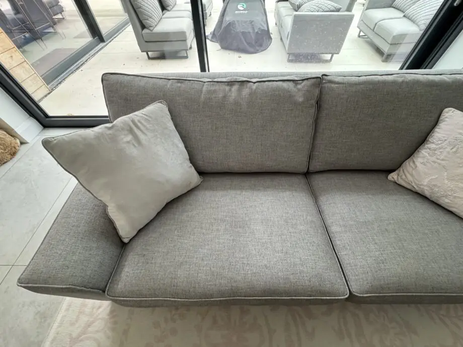 The Louge co, charcoal grey sofa