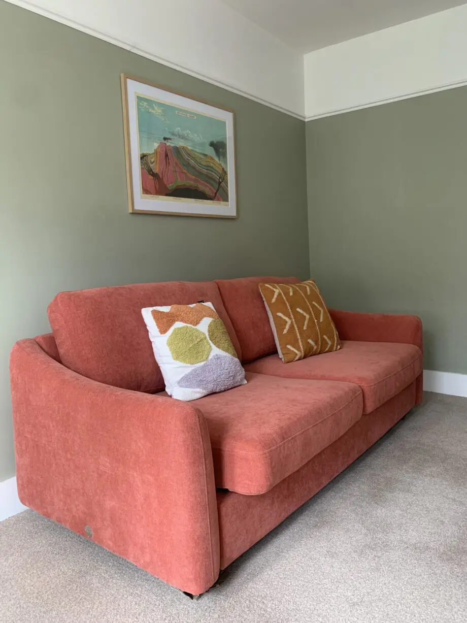 Snug The rebel 3 Seater Sofa Bed - Spice RRP £1,115