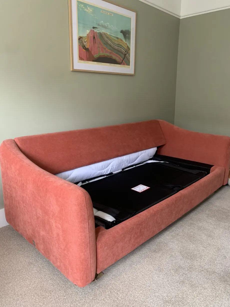 Snug The rebel 3 Seater Sofa Bed - Spice RRP £1,115