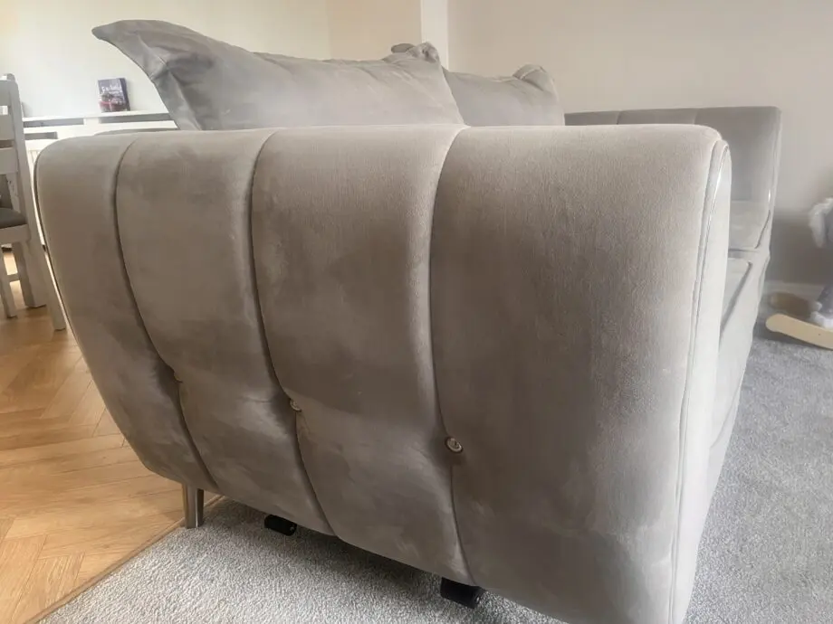 Two grey Gabrielle sofas