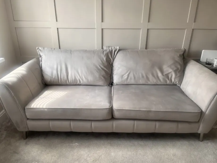 Two grey Gabrielle sofas