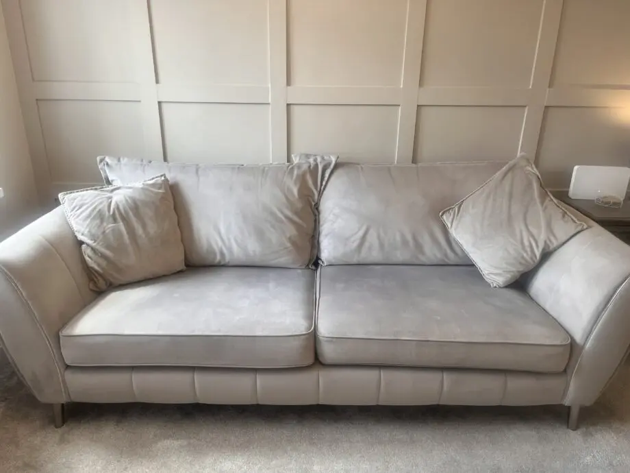 Two grey Gabrielle sofas
