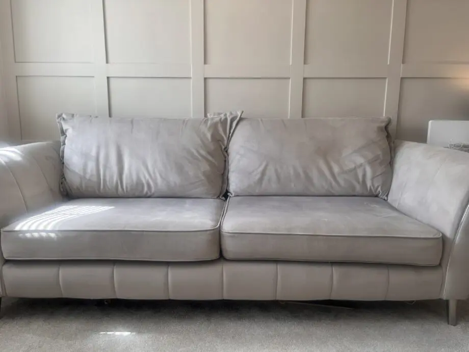 Two grey Gabrielle sofas