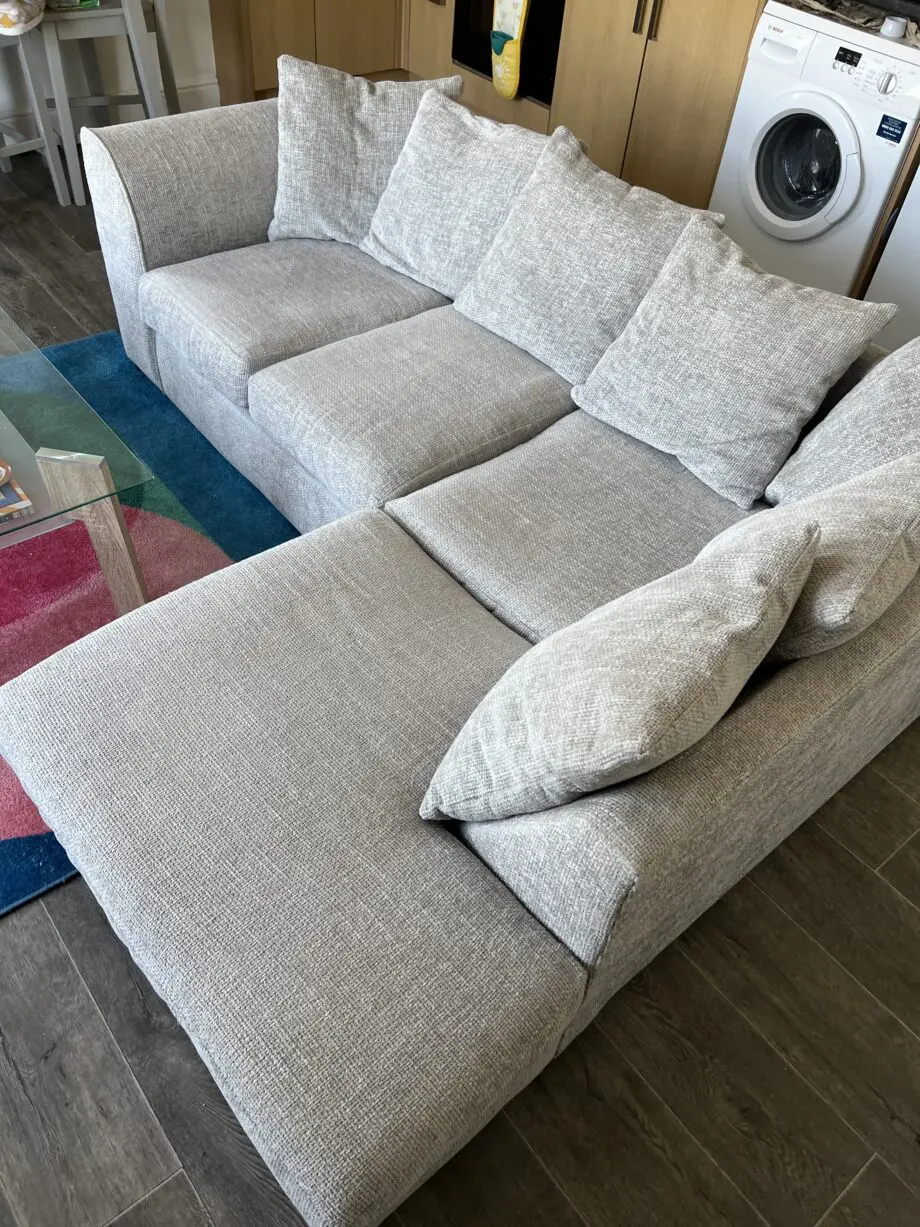 Dunelm Grey Corner Sofa