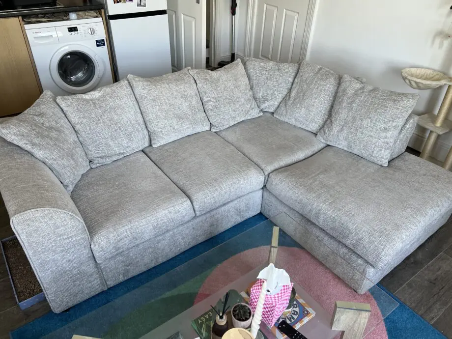 Dunelm Grey Corner Sofa
