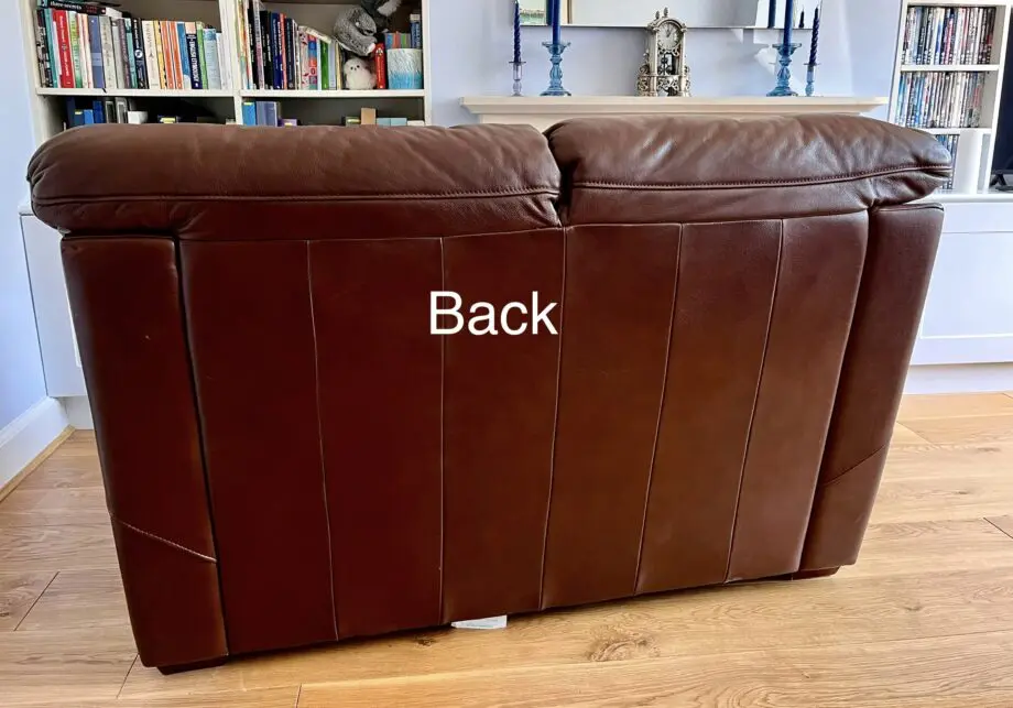Chestnut Brown 2 seater sofa vgc