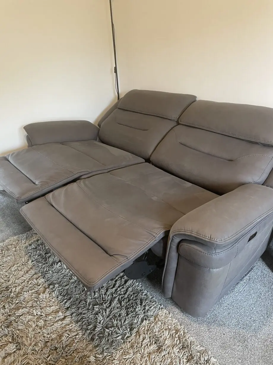 SCS Juno 3 Seater Power Recliner & Manual Recliner armchair