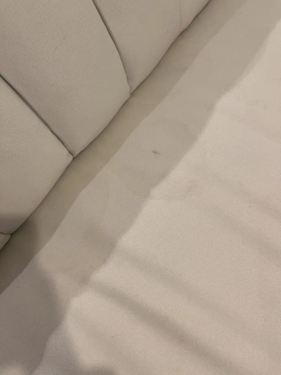 Brittany sectional 3 seater sofa bed cream/white