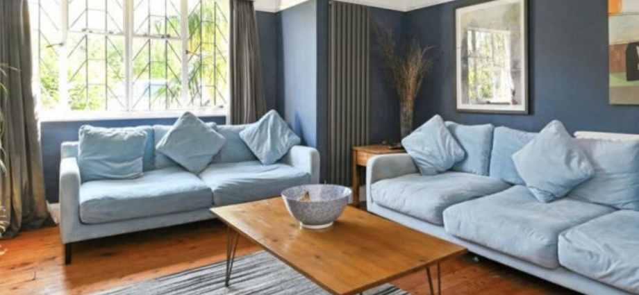 Paul Roger’s contemporary design, baby blue colour