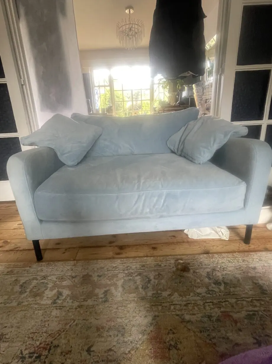Paul Roger’s contemporary design, baby blue colour