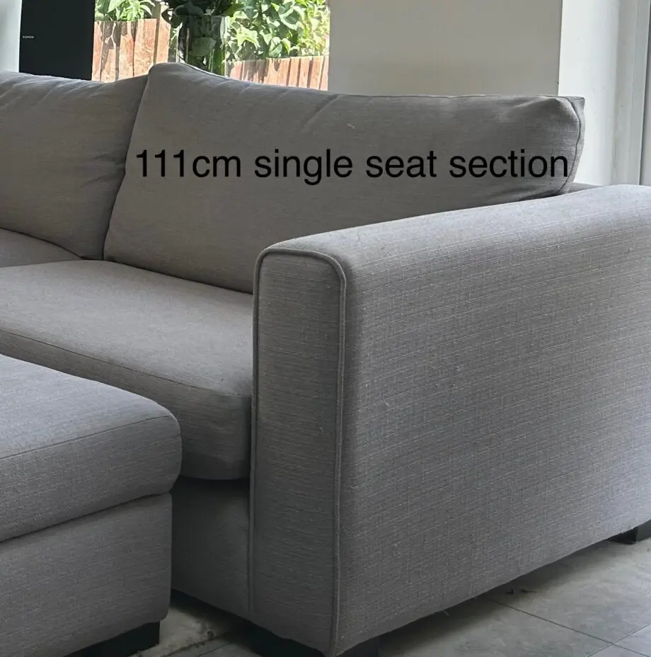 Sofology Grey Majestica Corner Sofa and Footstool