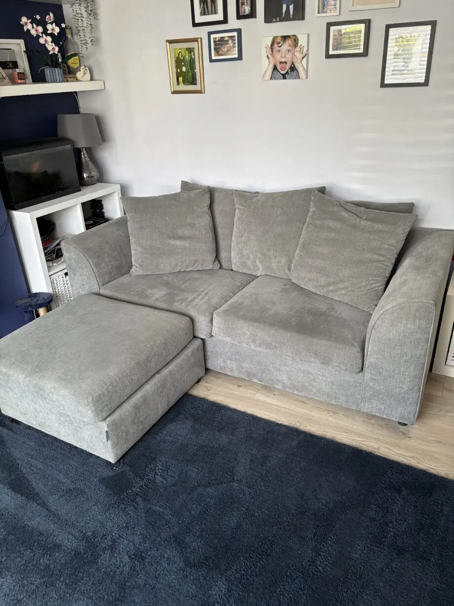 Sofa Club 3+2 seater sofa and footstool