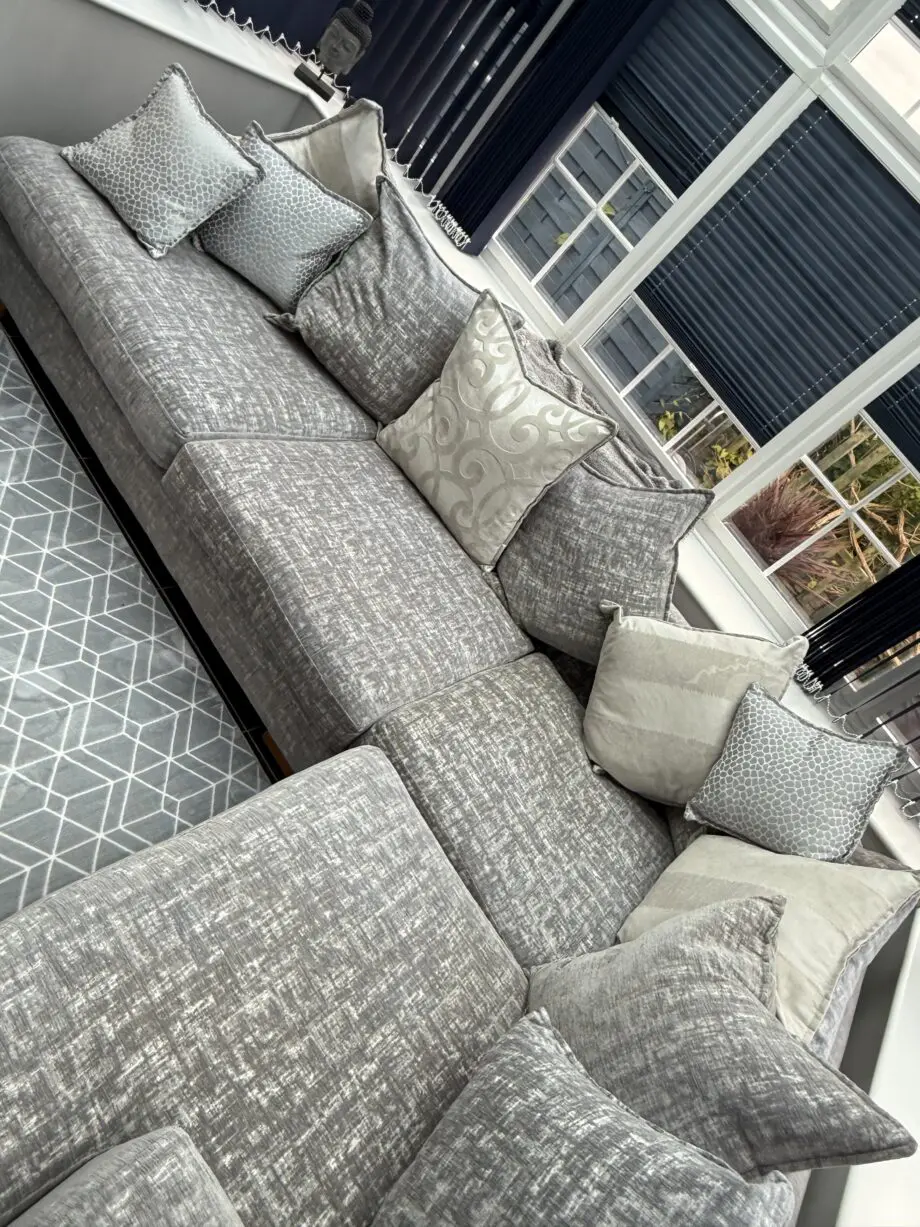 Grey scs stunning corner sofa