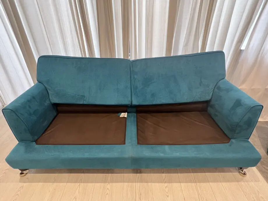 Emerald Green velvet 4 seater sofa