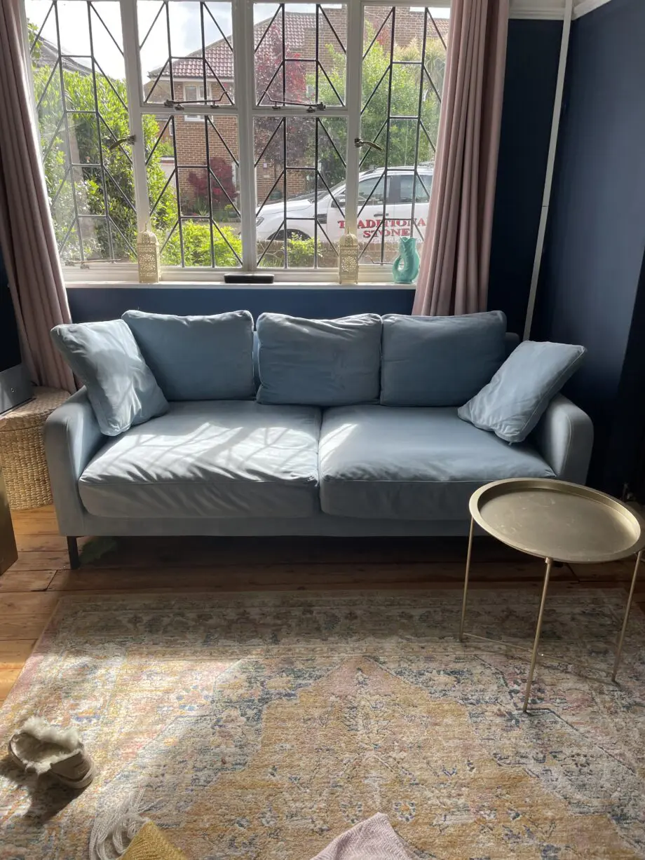 Paul Roger’s contemporary design, baby blue colour