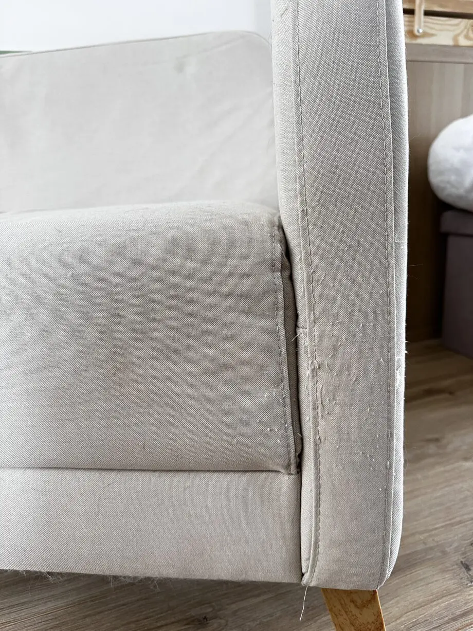 IKEA 3-seat sofa, Vissle beige
