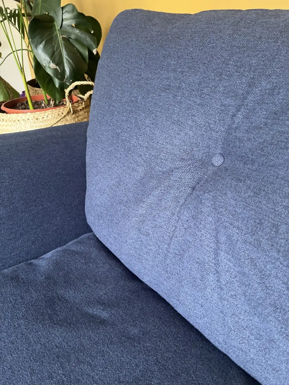 Joules Navy Blue Patterdale Cuddler Armchair
