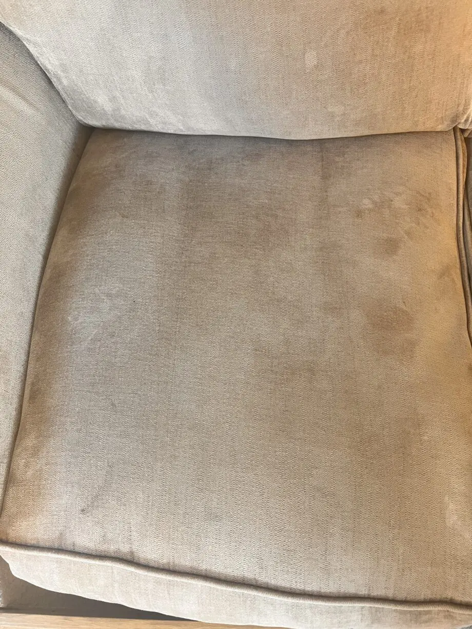 Beige 2 seater sofa