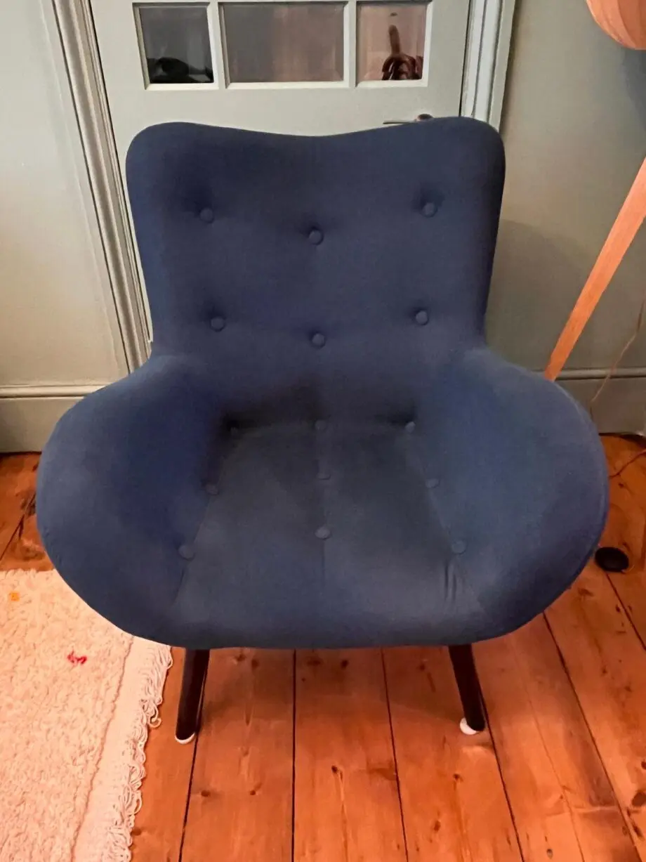 MADE.COM Doris Accent Armchair, Shetland Navy Weave