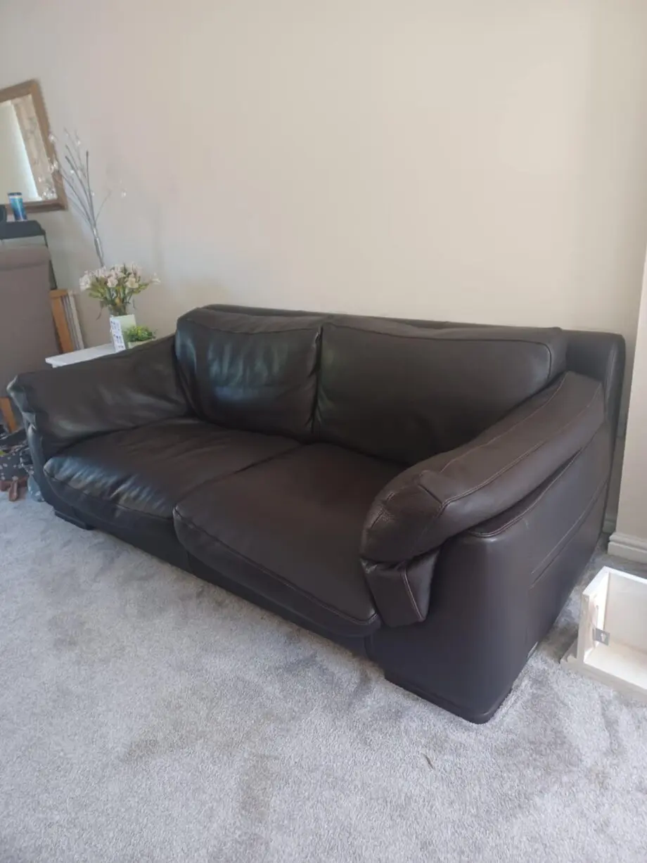 Large 3 seater and 2 seater sofa