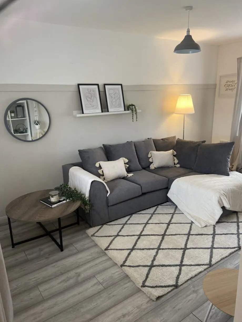 Sofalogy Corner 4x Settee Corner Couch Grey Colour