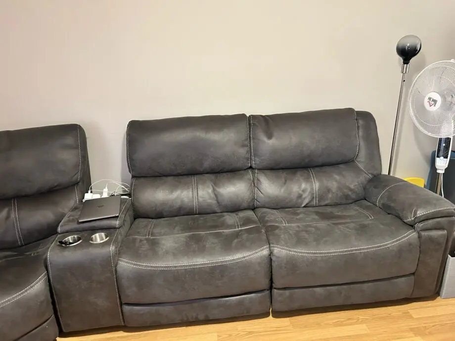 Corner Recliner Sofa with Console